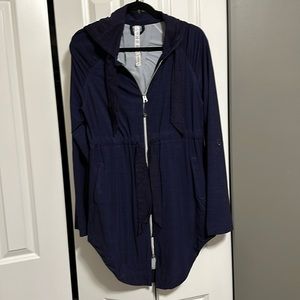 Lululemon Purple Light Hooded Long Jacket